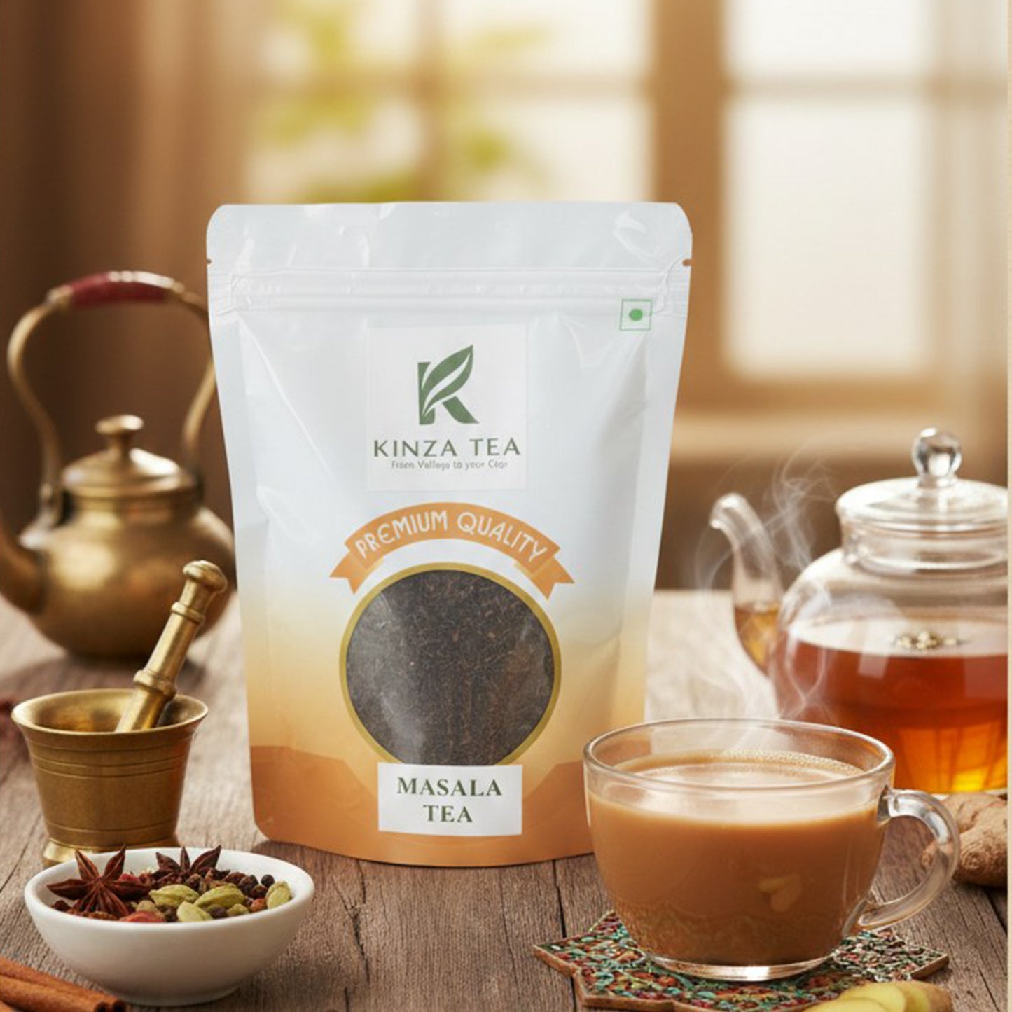 Kinza Tea Premium Masala Blend 250 Gram